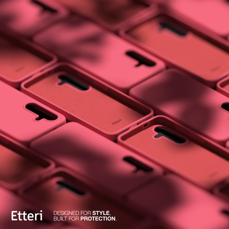 Etui Etteri Silicone Case do Samsung Galaxy S22 malinowe