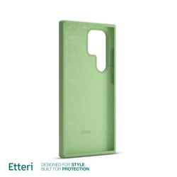 Etui Etteri Silicone Case do Samsung Galaxy S23 Ultra jasnozielone