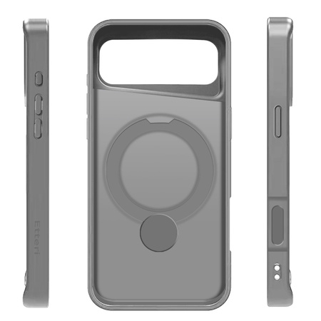 Etui Etteri Matt Mag Ring do iPhone 17 Air szare