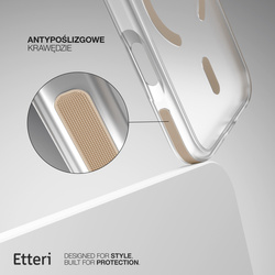 Etui Etteri Icy Mag do iPhone 17 Pro Max złote