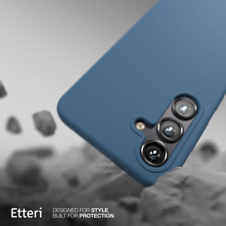 Etui Etteri Silicone Case do Samsung Galaxy S24 Plus ciemnoniebieskie