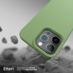 Etui Etteri Silicone Mag do iPhone 14 6,1" jasnozielone