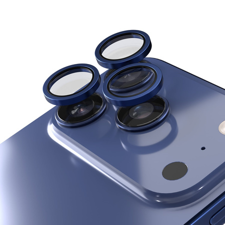 Etteri szkło na aparat do iPhone 17 Pro / 17 Pro Max niebieskie