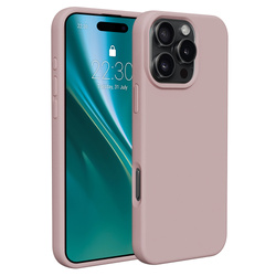 Etui Etteri Silicone Case do iPhone 16 Pro 6,3" jasnoróżowe