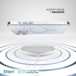 Etui Etteri Color Mag do iPhone 12 / 12 Pro 6,1" jasnoniebieske