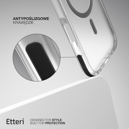 Etui Etteri Icy Mag do iPhone 17 Air czarne