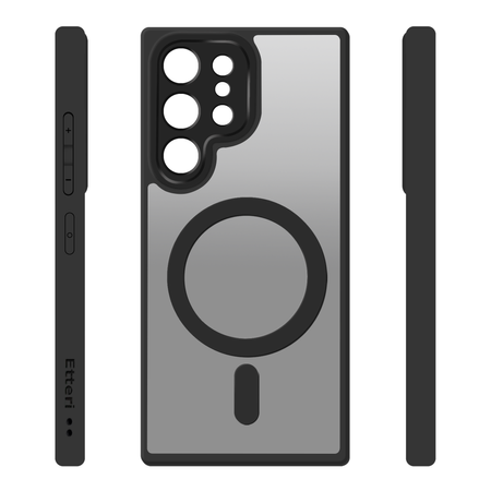 Etui Etteri Matt Mag do Samsung Galaxy S25 Ultra czarne