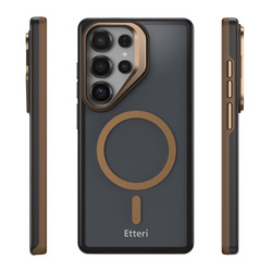Nakładka Etteri Morning Fog do Samsung S25 Ultra brązowa