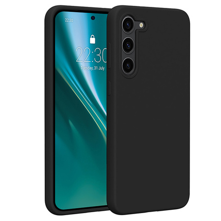 Etui Etteri Silicone Case do Samsung Galaxy S23 Plus czarne