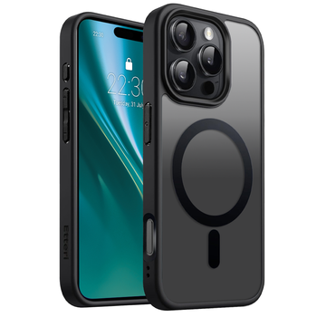 Etui Etteri Matt Mag do iPhone 16 Pro Max 6,9" czarne
