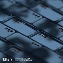 Etui Etteri Silicone Case do Samsung Galaxy A15 4G / A15 5G ciemnoniebieskie