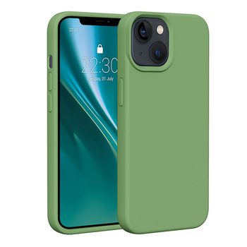 Etui Etteri Silicone Case do iPhone 14 6,1" jasnozielone