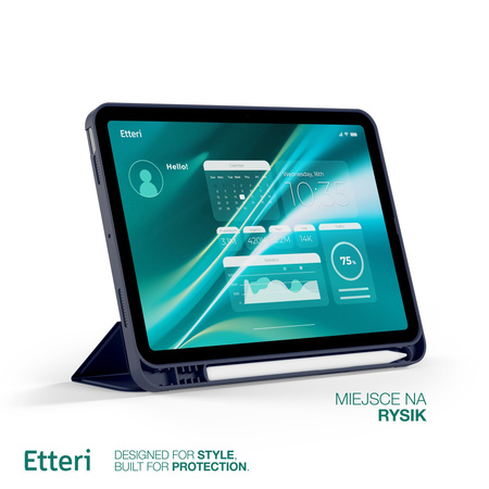Etui Etteri do Samsung Tab A9+ 2023 11' ciemnoniebieskie