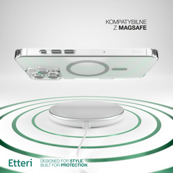 Etui Etteri Color Mag do iPhone 16 Pro 6,3" szare