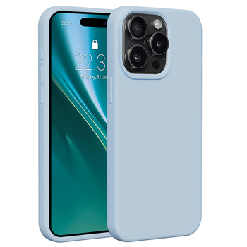 Etui Etteri Silicone Case do iPhone 15 Pro Max 6,7" jasnoniebieske