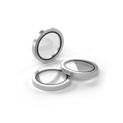 Etteri szkło na aparat do iPhone 17 Pro / 17 Pro Max srebrne