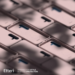 Etui Etteri Silicone Case do Samsung Galaxy S25 jasnoróżowe