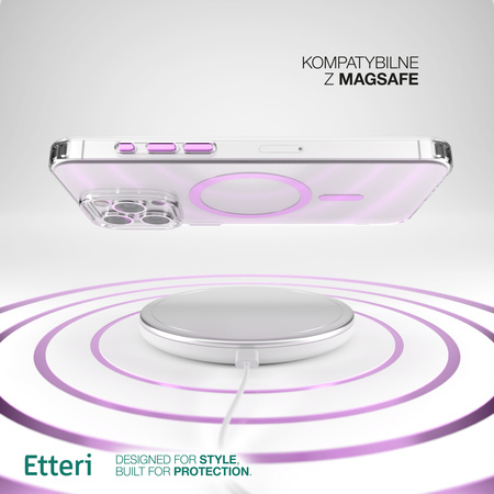 Etui Etteri Color Mag do iPhone 15 Pro Max 6,7" różowe