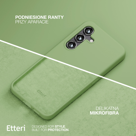Etui Etteri Silicone Case do Samsung Galaxy S24 Plus jasnozielone