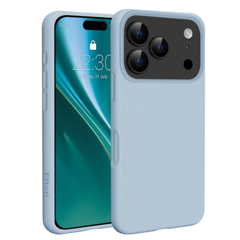Etui Etteri Silicone Mag case do iPhone 17 Pro Max jasnoniebieskie