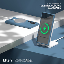 Etui Etteri Silicone Case do Samsung Galaxy S25 Ultra ciemnoniebieskie