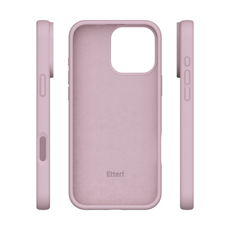 Etui Etteri Silicone Case do iPhone 16 Pro 6,3" jasnoróżowe
