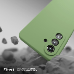 Etui Etteri Silicone Case do Samsung Galaxy A56 5G jasnozielone