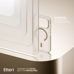 Etui Etteri Icy Mag do iPhone 17 Pro złote
