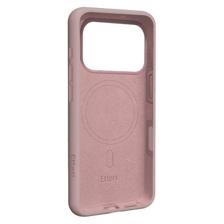 Etui Etteri Silicone Mag case do iPhone 17 Pro jasnoróżowe