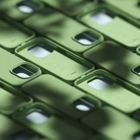 Etui Etteri Silicone Case do iPhone 16 Plus 6,7" jasnozielone