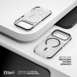 Etui Etteri Icy Mag do iPhone 17 Pro Max czarne