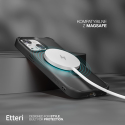 Etui Etteri Matt Mag Ring do iPhone 14 6,1" czarne