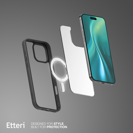 Etui Etteri Matt Mag do iPhone 14 6,1" czarne
