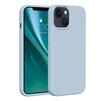 Etui Etteri Silicone Case do iPhone 13 6,1" jasnoniebieskie