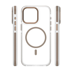 Etui Etteri Icy Mag do iPhone 15 Pro 6,1" złote