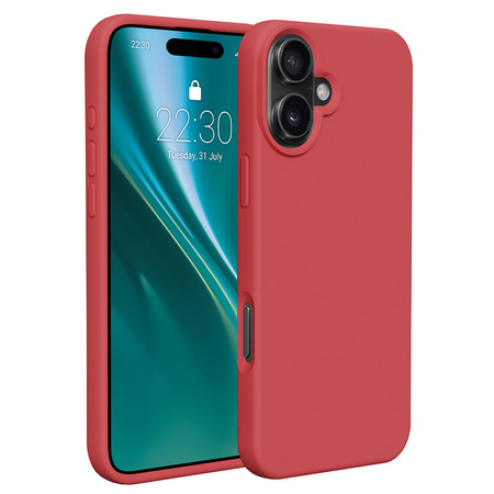 Etui Etteri Silicone Case do iPhone 16 Plus 6,7" malinowe