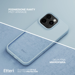 Etui Etteri Silicone Case do Xiaomi Redmi Note 13 5G jasnoniebieskie