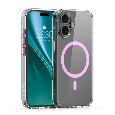 Etui Etteri Color Mag do iPhone 16 Plus 6,7" różowe