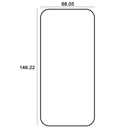 Etteri szkło hartowane 9D do iPhone 16 Pro 6,3" / iPhone 17 / iPhone 17 Pro