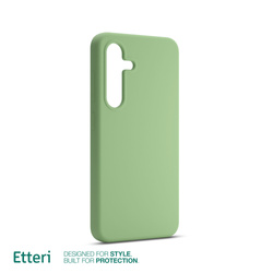 Etui Etteri Silicone Case do Samsung Galaxy S23 jasnozielone