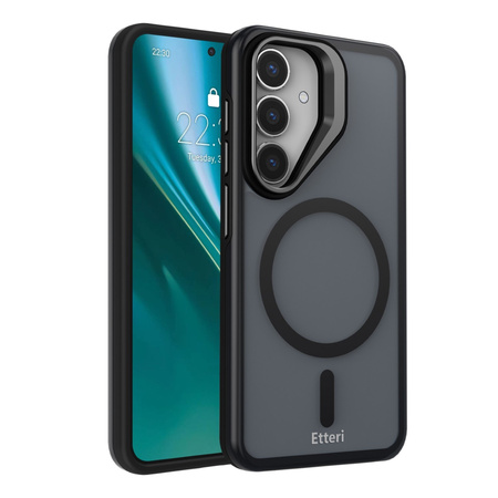 Nakładka Etteri Morning Fog do Samsung S25 czarna