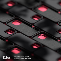 Etui Etteri Silicone Mag do iPhone 16 Pro 6,3" czarne