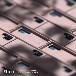 Etui Etteri Silicone Case do Samsung Galaxy S24 Ultra jasnoróżowe