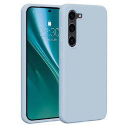 Etui Etteri Silicone Case do Samsung Galaxy S23 jasnoniebieskie