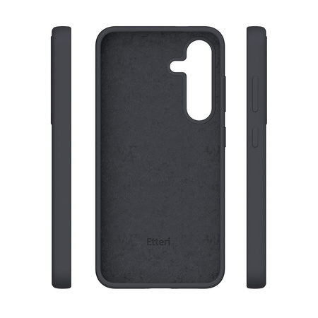 Etui Etteri Silicone Case do Samsung Galaxy S25 czarne