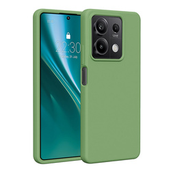 Etui Etteri Silicone Case do Xiaomi Redmi Note 13 5G jasnozielone
