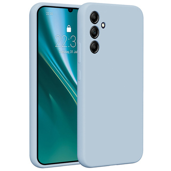 Etui Etteri Silicone Case do Samsung Galaxy A34 5G jasnoniebieskie