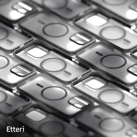 Etui Etteri Matt Mag do iPhone 16 Pro 6,3" czarne