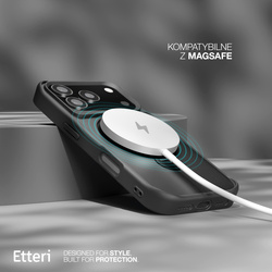 Etui Etteri Matt Mag Ring do iPhone 17 Pro czarne