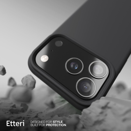 Etui Etteri Silicone Mag do iPhone 17 Pro Max czarne